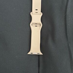 Apple Tan Silicone Sports Watch Band